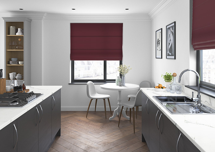 Windsor, Raspberry - Roman Blind - Image 5